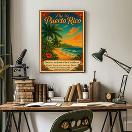Fly to Puerto Rico Poster