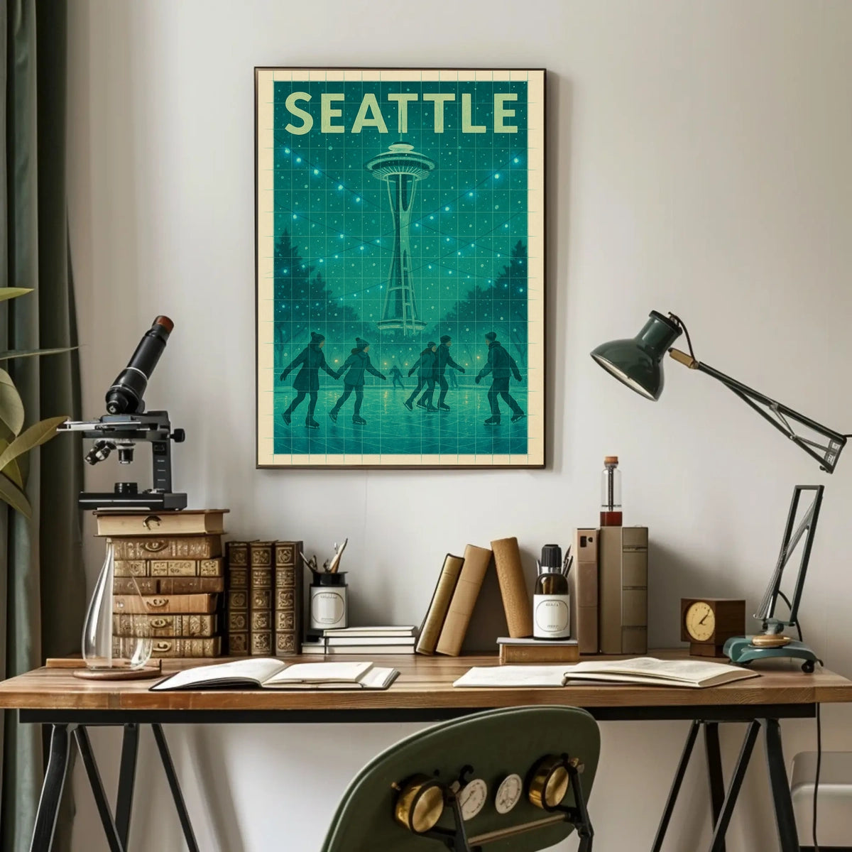 Seattle Winter Wonderland Poster