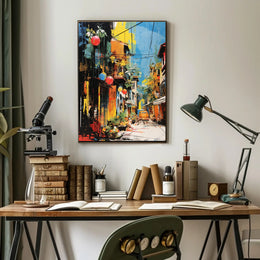 Vibrant Urban Community Celebration Cultural Heritage Poster