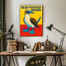 Blue-Footed Booby Poster