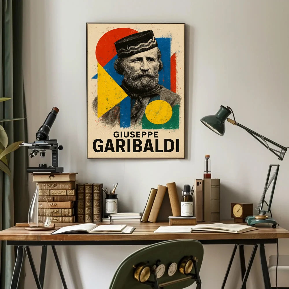 Giuseppe Garibaldi Italian Unification Historical Poster