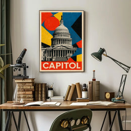 Capitol Art Poster