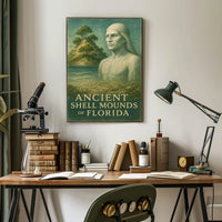 Ancient Shell Mounds Of Florida Poster