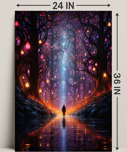 Enchanted Forest Journey Poster