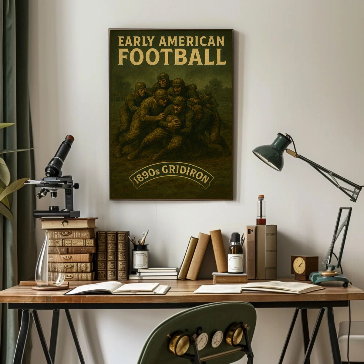 Early American Football Poster
