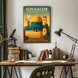 Jerusalem A Confluence Of Faiths Poster