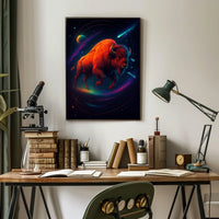 Cosmic Bison Poster