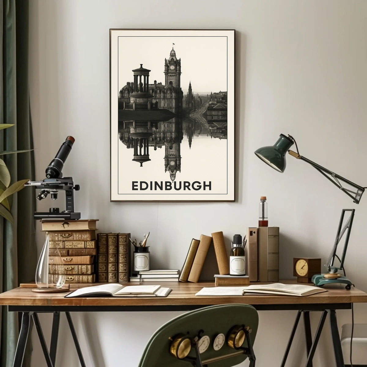 Edinburgh Reflection Poster