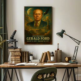 Gerald Ford 38Th President Poster