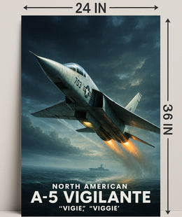 North American A5 Vigilante Poster PosterGoat