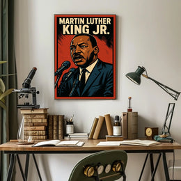 Martin Luther King Jr. Iconic Leader Poster