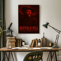 Buffalo Bill Western Era Heritage Historical Poster