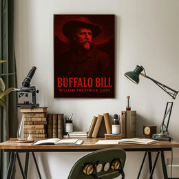 Buffalo Bill Western Era Heritage Historical Poster