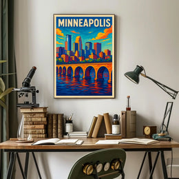 Minneapolis Skyline Poster