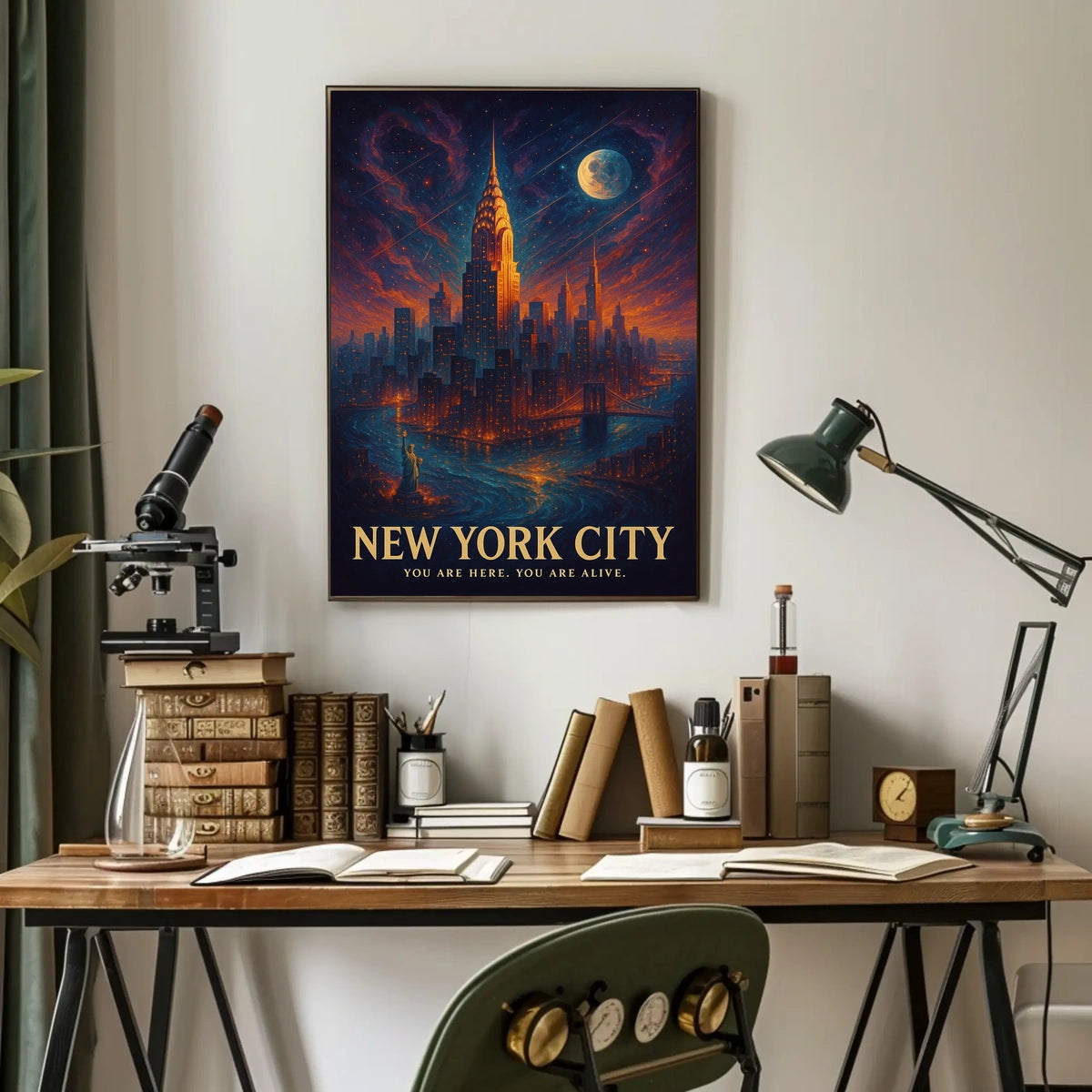 New York City You Are Here. You Are Alive Poster