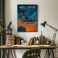 Bell XV-15 Revolutionizing Vertical Flight Poster PosterGoat
