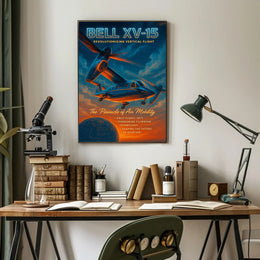 Bell XV-15 Revolutionizing Vertical Flight Poster PosterGoat