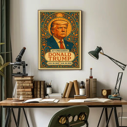 Donald Trump Regal Guardian of Tradition Poster