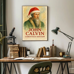 John Calvin Christmas Edition Historical or Presidential Poster