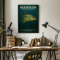 MAHSEER Fish Photorealistic Animal Poster