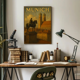 Munich Cityscape Poster