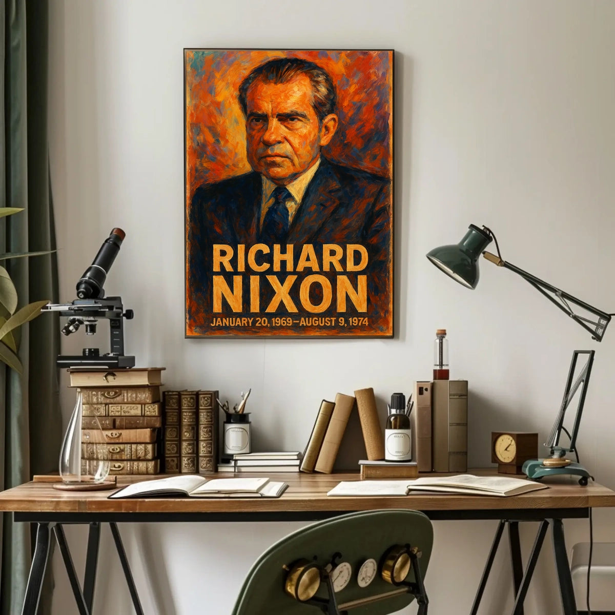 Richard Nixon Presidential Portrait Poster
