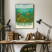 Biscayne National Park Travel Poster Print
