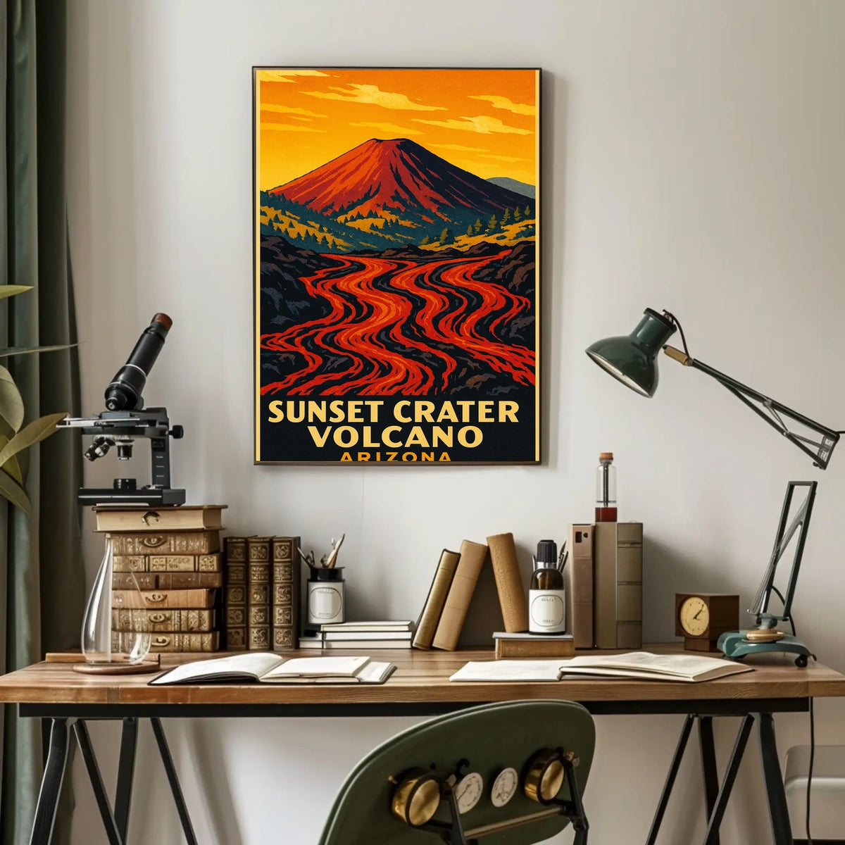 Sunset Crater Volcano Poster