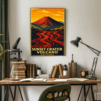 Sunset Crater Volcano Poster