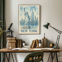 New York Skyline Poster