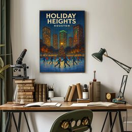 Holiday Heights In Houston Poster