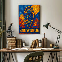 Snowshoe Mosaic Poster
