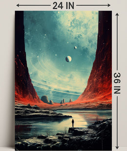 Cosmic Landscape Exploration Poster PosterGoat