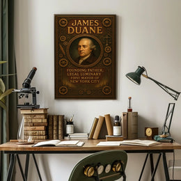 Founding Father Legal Luminary Poster Vintage Wall Art
