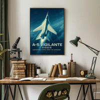Supersonic Aircraft A-5 Vigilante Art Military Recruitment Poster
