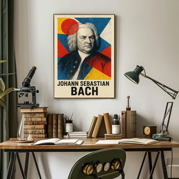Artistic Johann Sebastian Bach Abstract, Artistic, or Pop Culture Poster
