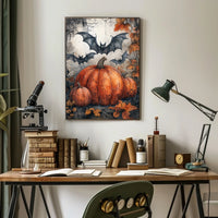 Halloween Whimsy Art Print - Abstract, Artistic Poster