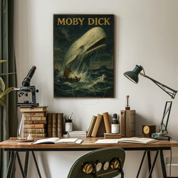 Moby Dick Epic Adventure Historical or Presidential Poster