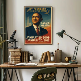 Barack Obama Inspirational Presidential Era Historical Poster