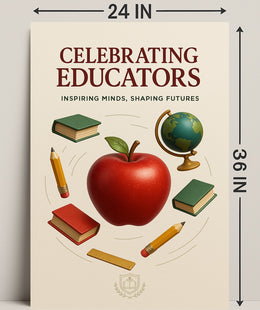 Celebrating Educators: Inspirational Motivational or Quote Poster