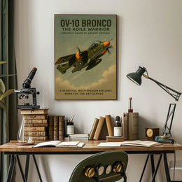 OV-10 Bronco The Agile Warrior Poster