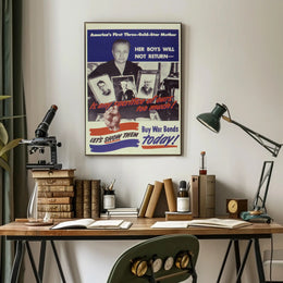 Sacrifice and Patriotism WWII Poster