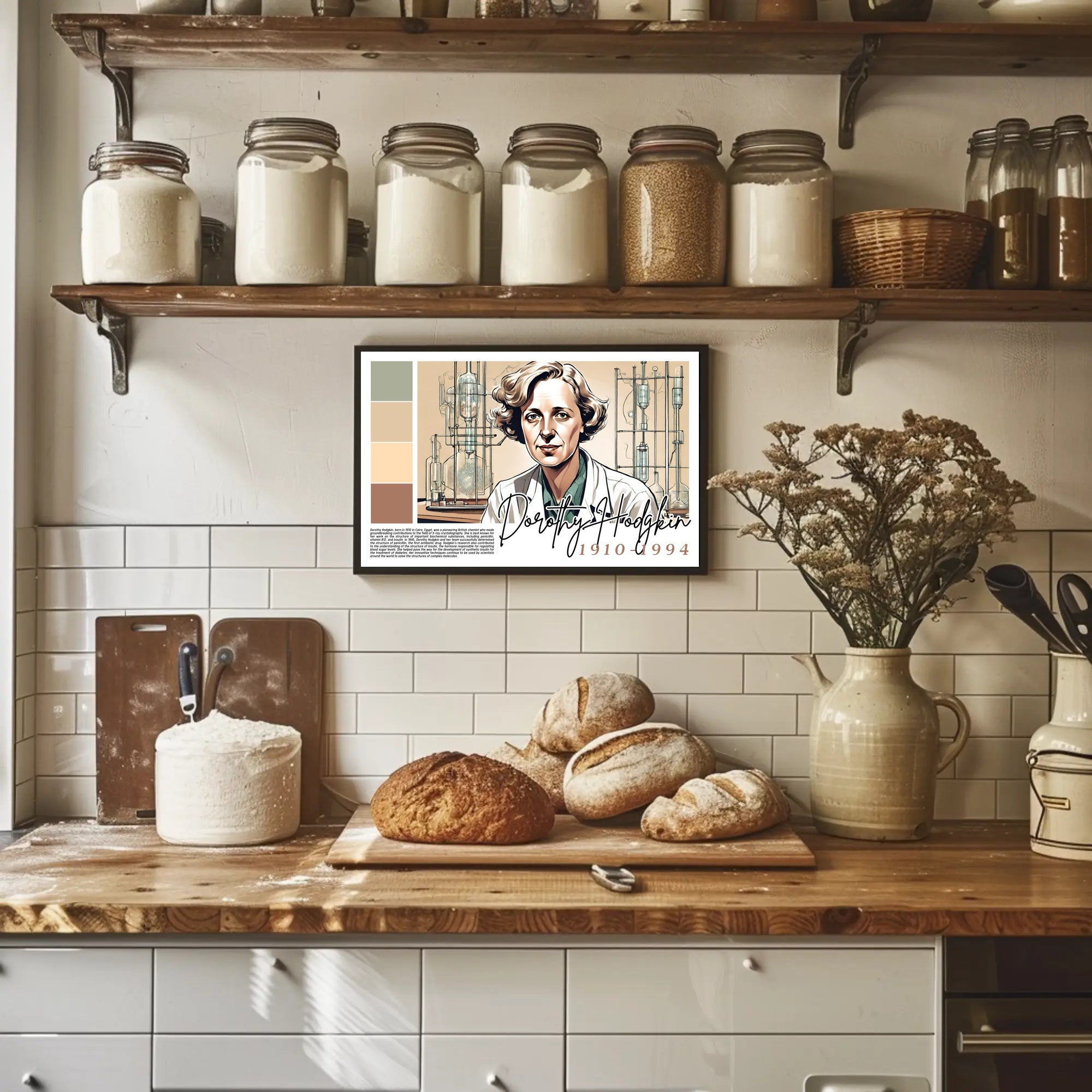 Dorothy Hodgkin Tribute Poster