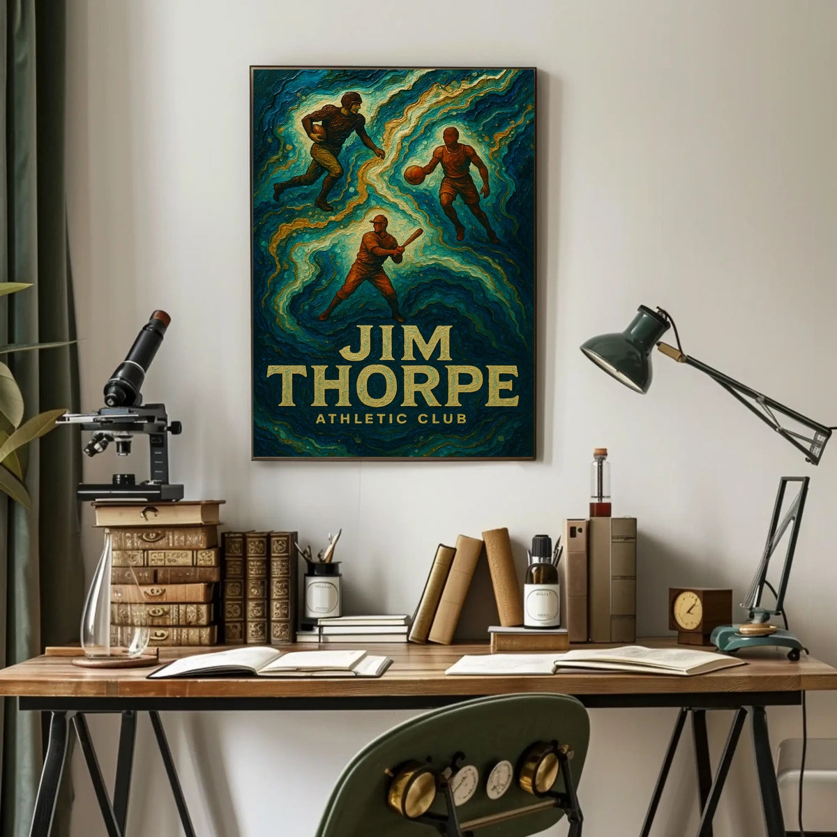 Jim Thorpe Athletic Club Poster