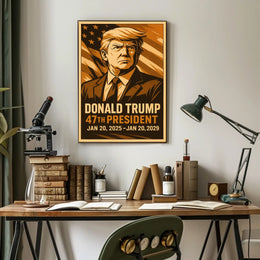 Donald Trump 47th President Poster