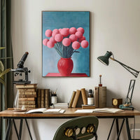 Floral Fantasy Poster Vibrant Botanical Wall Art
