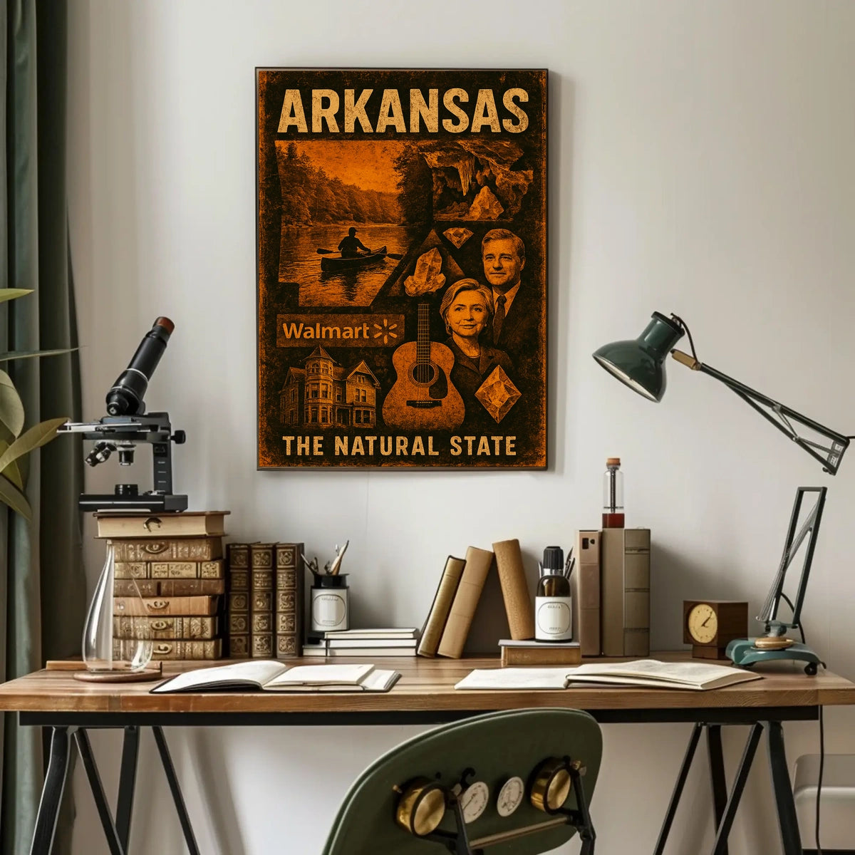 Arkansas The Natural State Poster