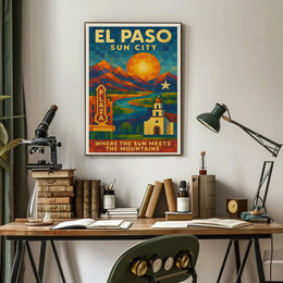 El Paso Sun City Poster
