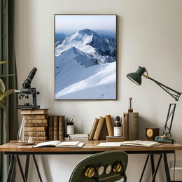 Majestic Snowy Peaks National Park Poster