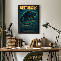 Binturong The Jungles Secretive Climber Poster